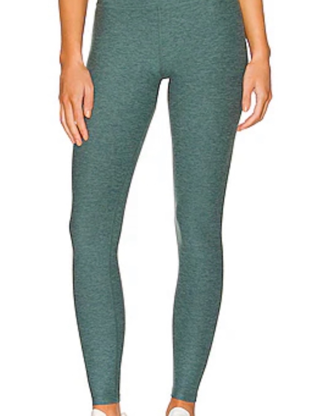 BEYOND YOGA Spacedye Caught in the Midi High Waisted Leggings size medium teal